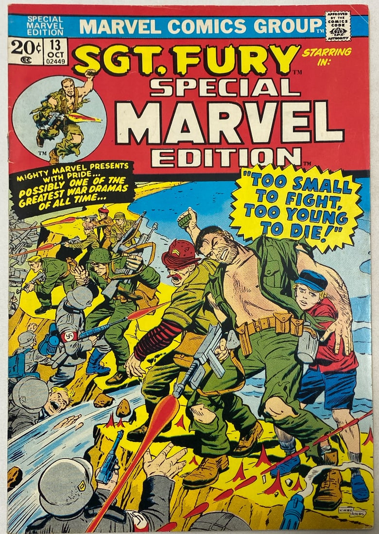 Special Marvel Edition 13 Sgt. Fury Comic Book (1 of 8)