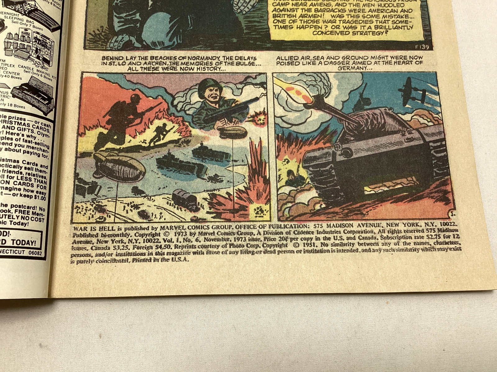 War is Hell 6 Marvel Comic Book - 7