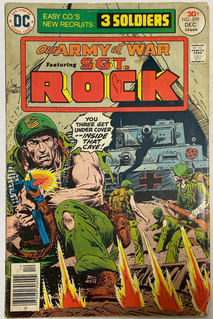 Our Army at War 299 DC Sgt. Rock Comic Book: 1976, please preview and see all photos for condition
