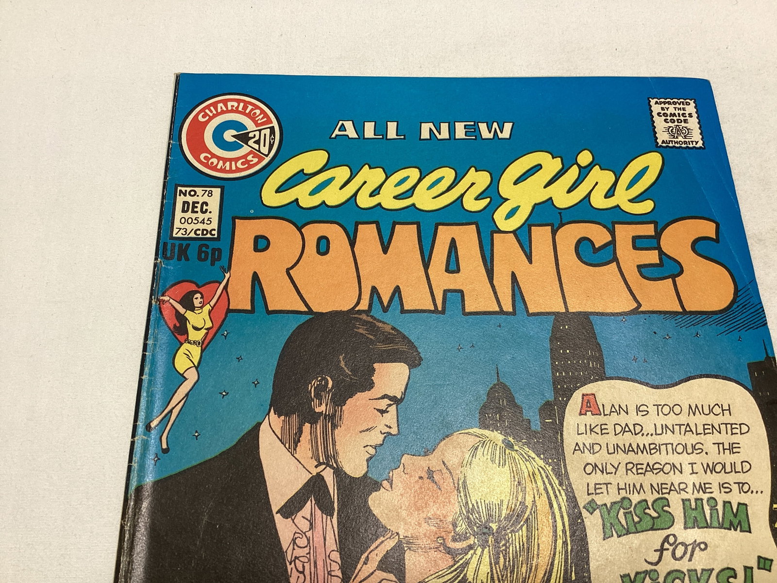 All New Career Girl Romances 78 Charlton Comic Book - 2