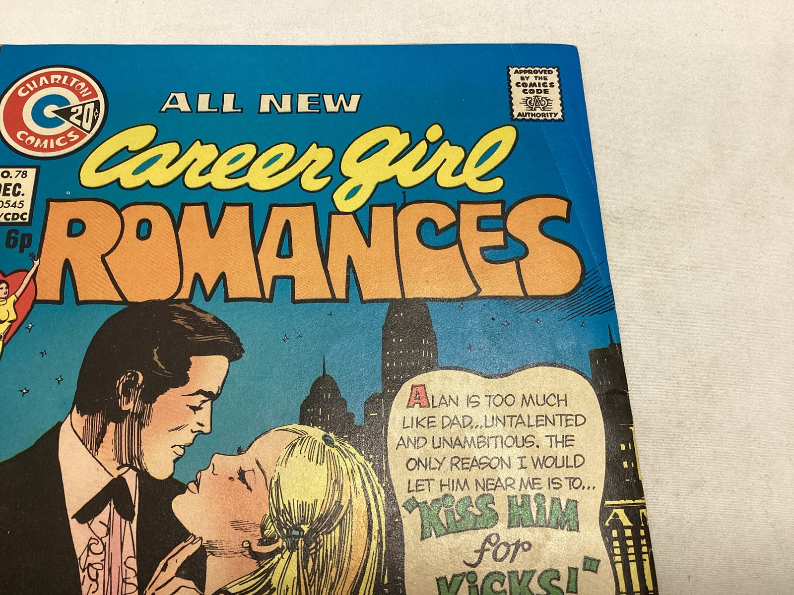 All New Career Girl Romances 78 Charlton Comic Book - 3
