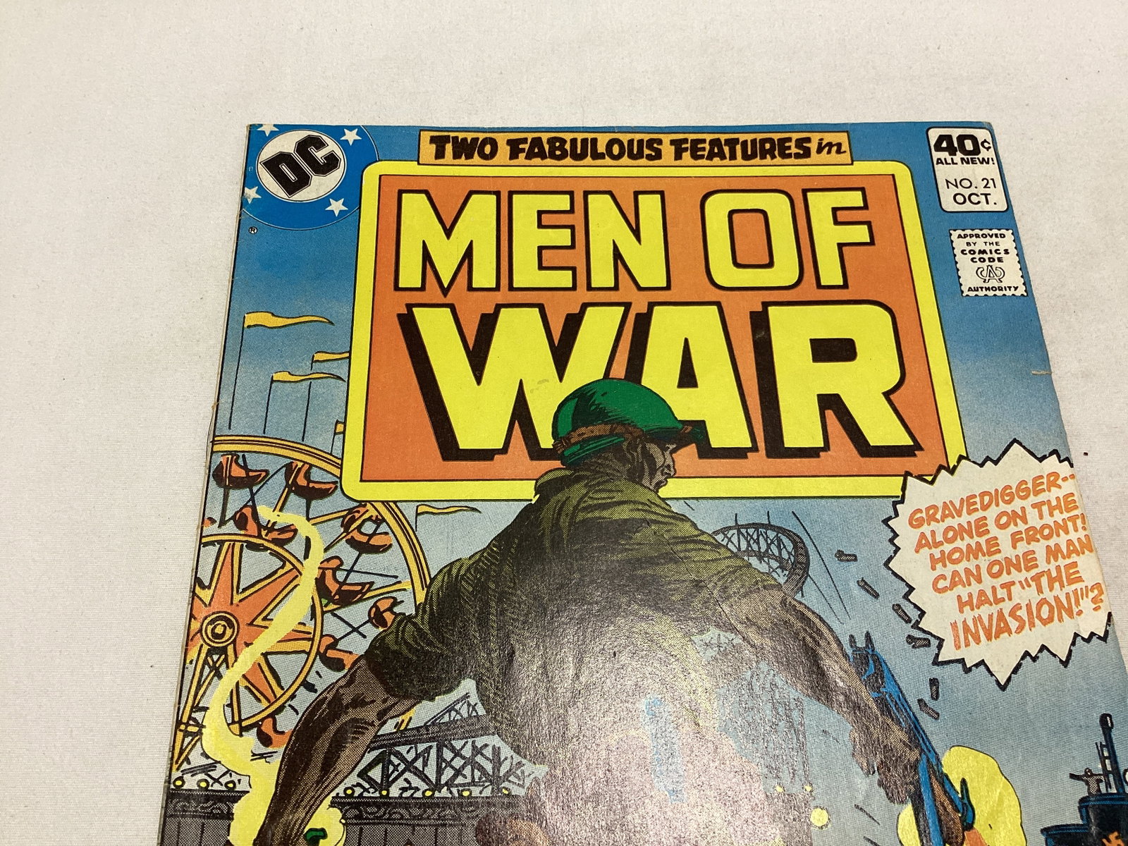 Men of War 21 DC Comic Book - 2