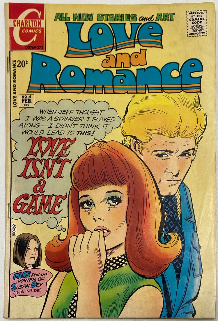 Love and Romance 4 Charlton Comic Book (1 of 8)