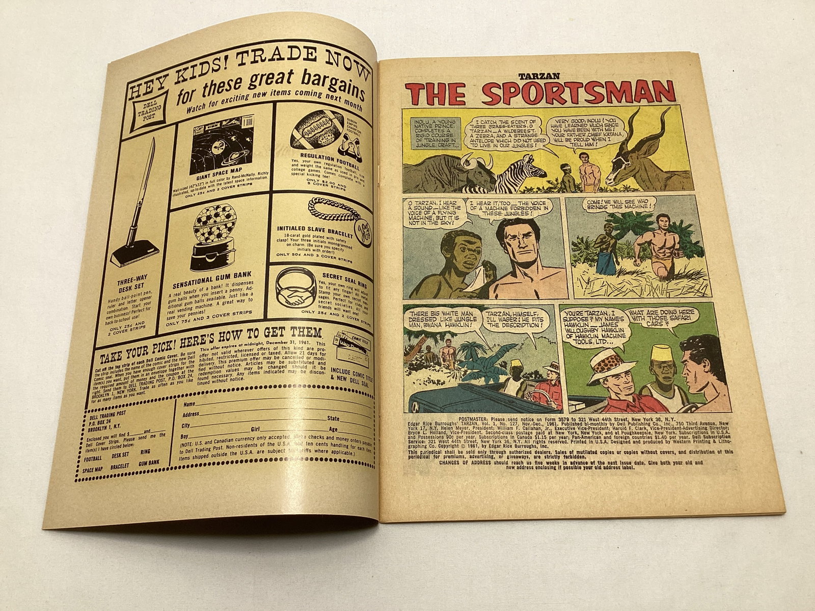 Tarzan 127 Dell Comic Book - 6