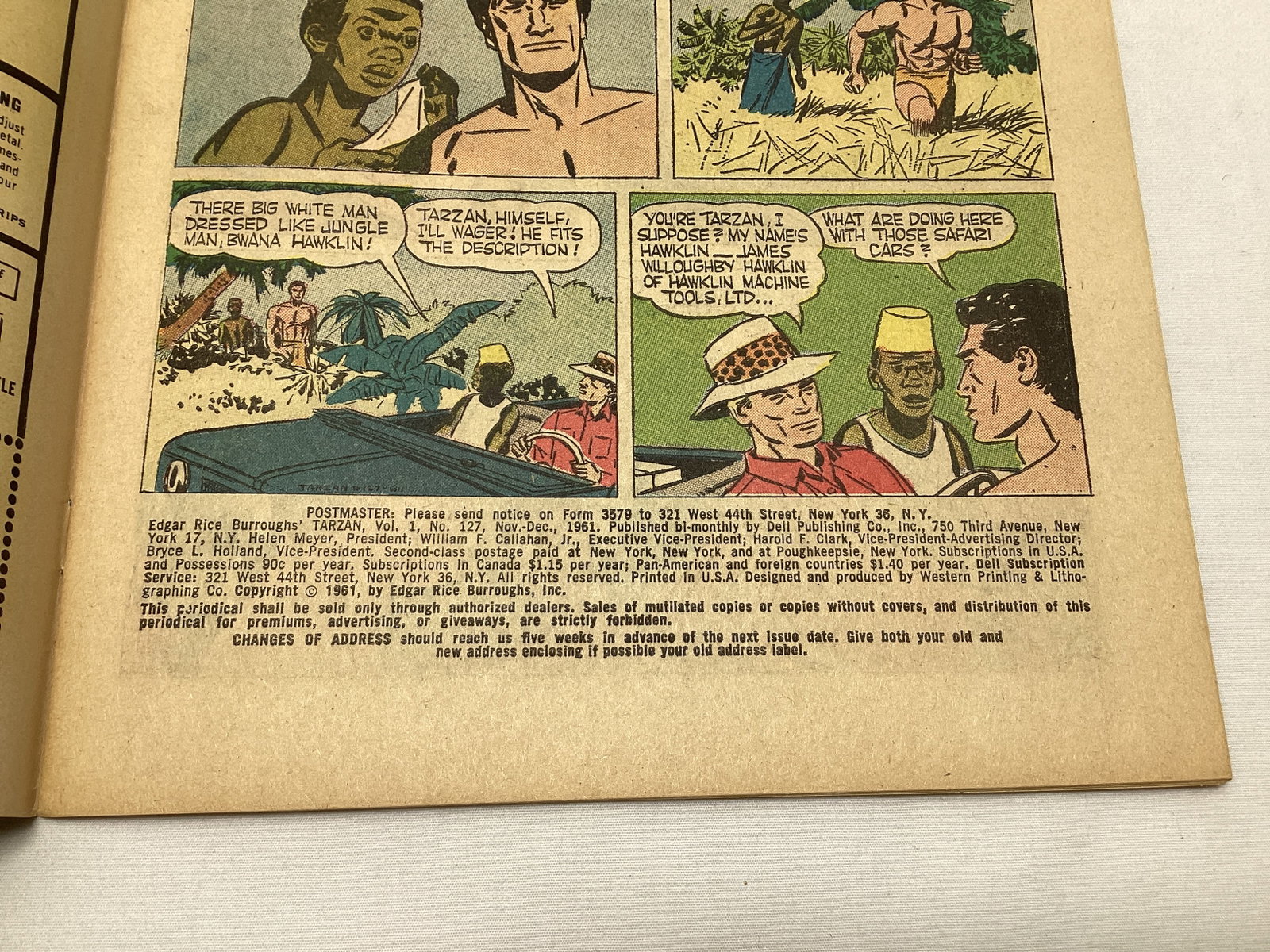 Tarzan 127 Dell Comic Book - 7