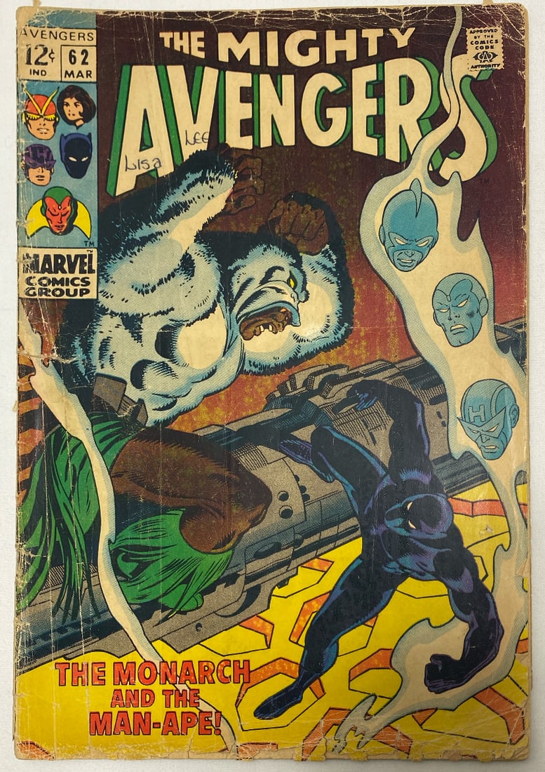 Avengers 62 Marvel Comic Book (1 of 8)