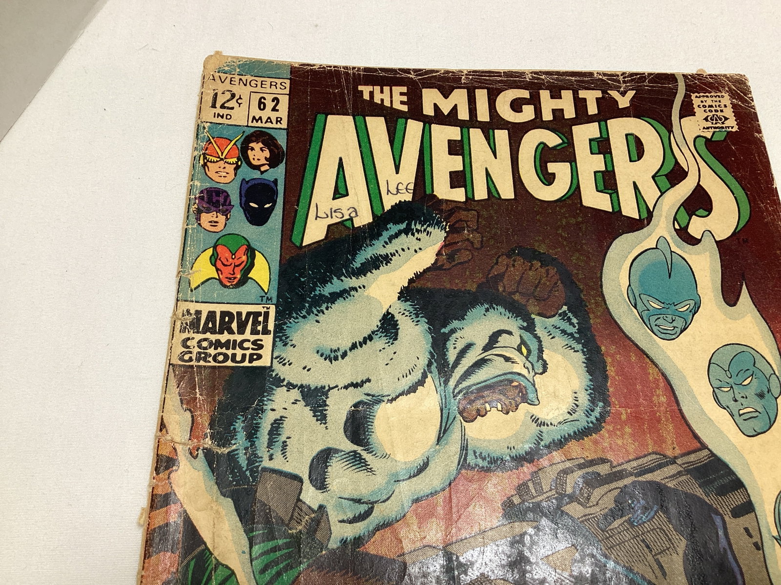 Avengers 62 Marvel Comic Book - 2