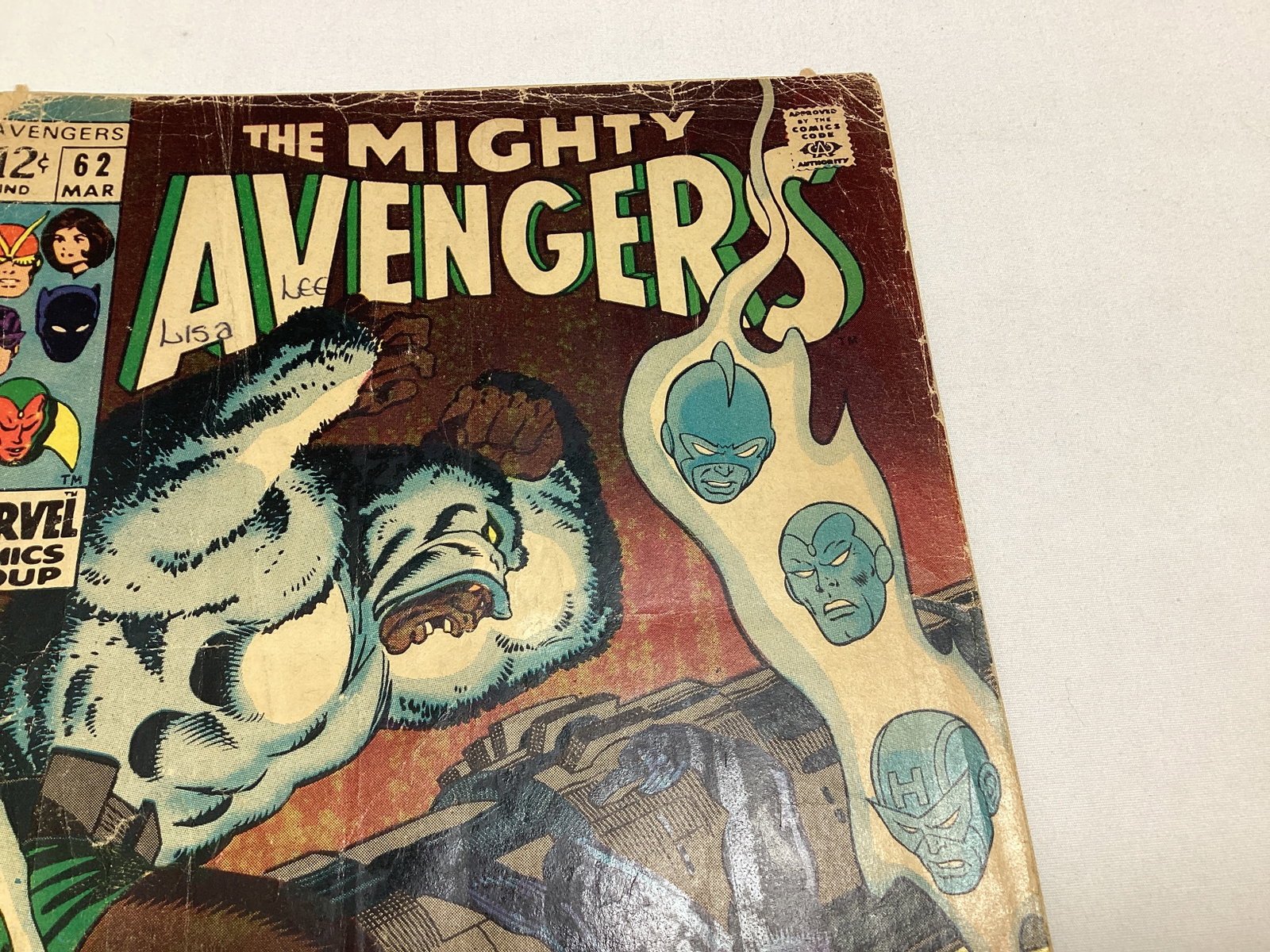 Avengers 62 Marvel Comic Book - 3