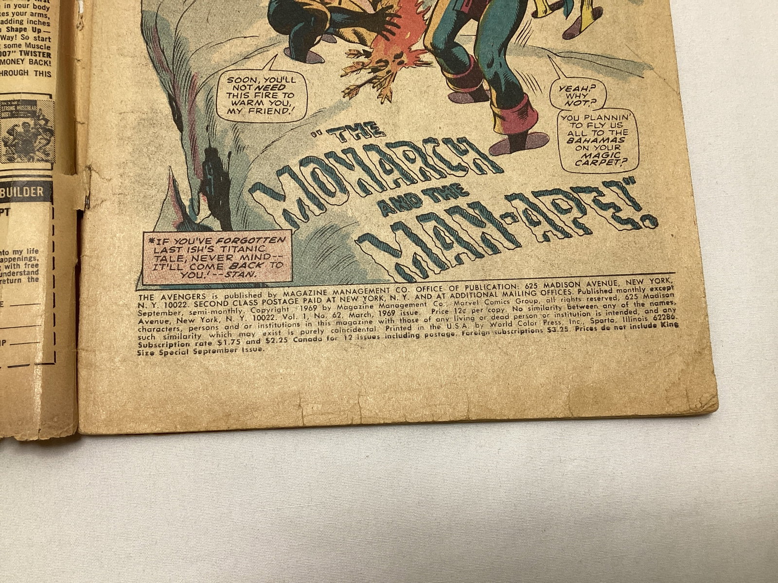Avengers 62 Marvel Comic Book - 7