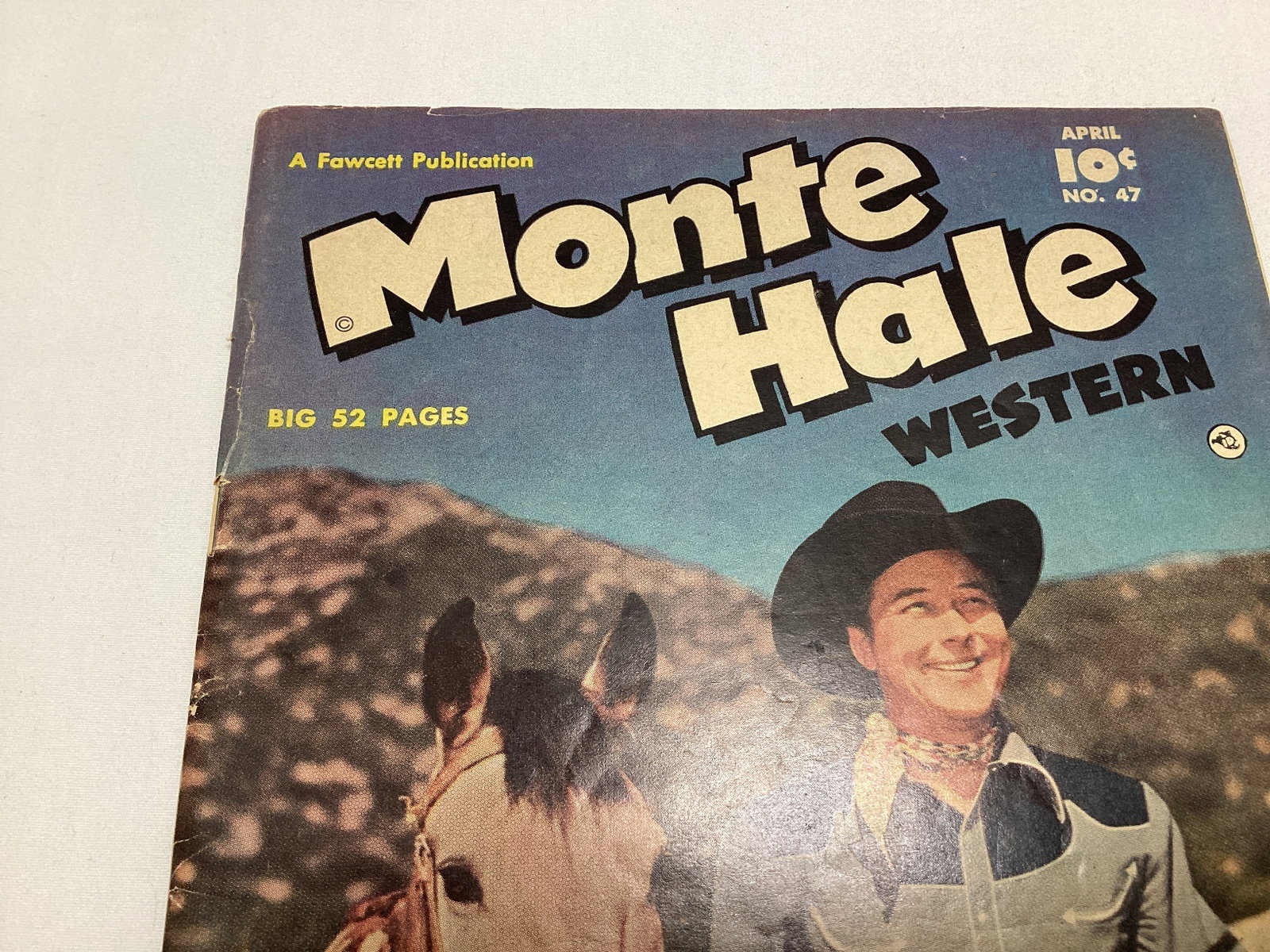 Monte Hale Western 47 Fawcett Comic Book - 2