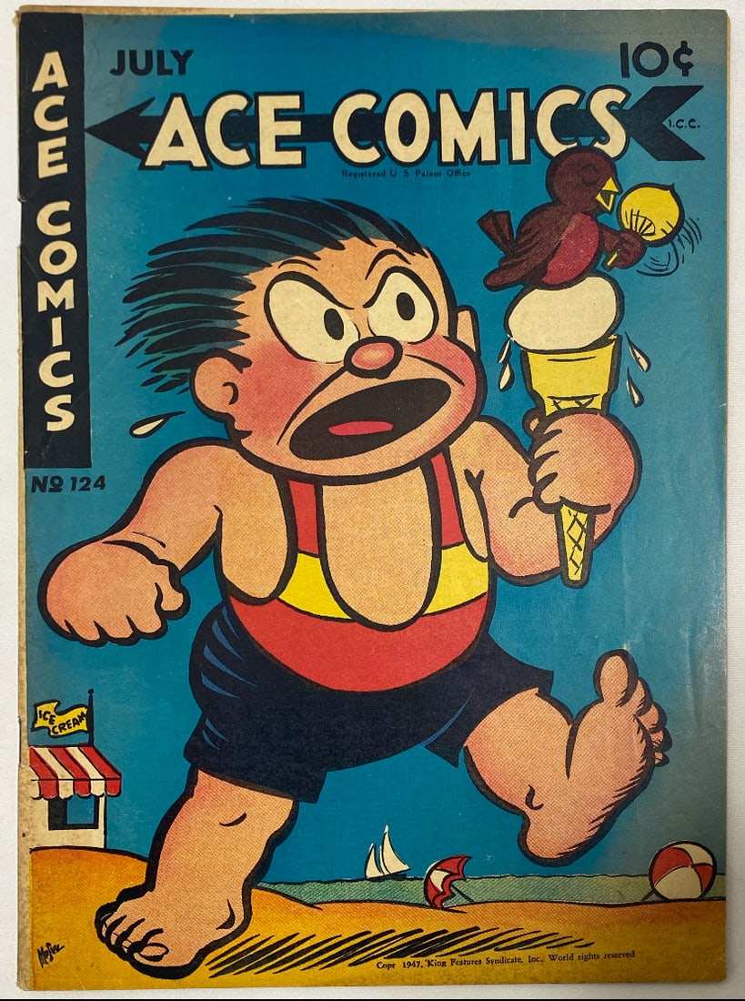 Ace Comics 124 King Comic Book: 1947, please preview and see all photos for condition