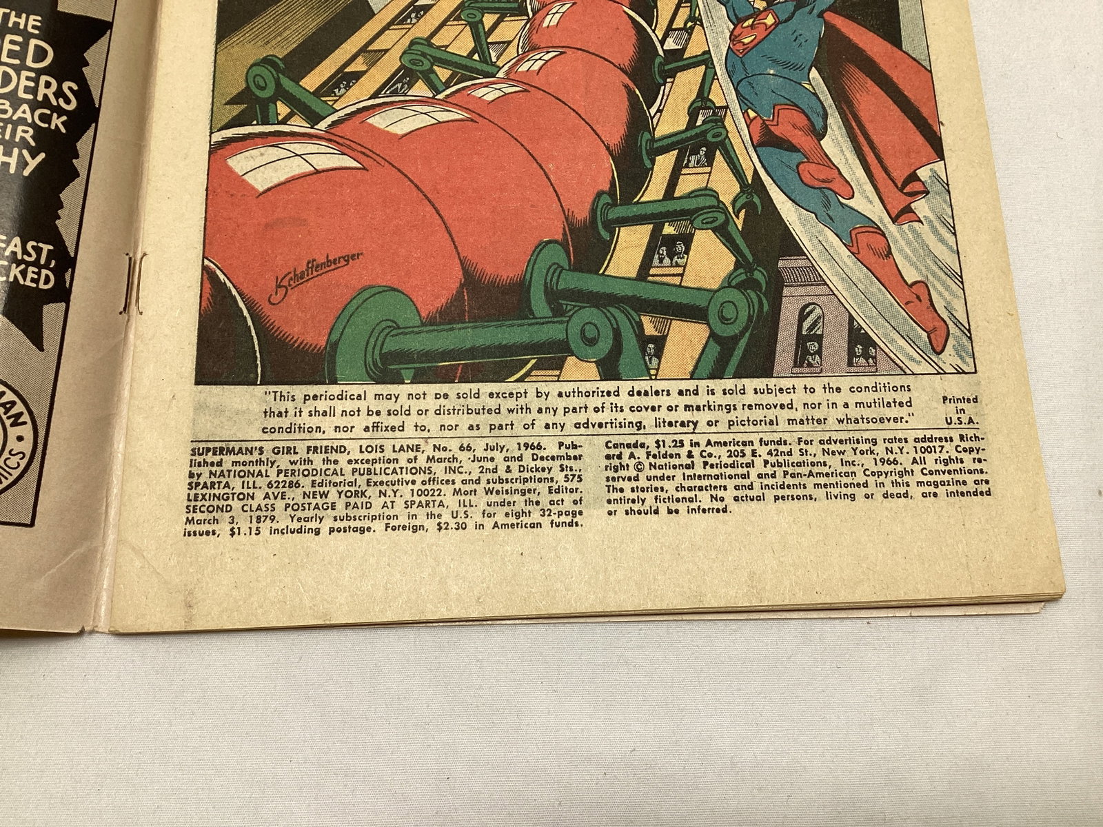 Superman's Girlfriend Lois Lane 66 DC Comic Book - 7