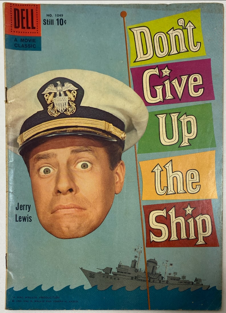 Don’t Give up the Ship 1049 Dell Comic Book: 1959, please preview and see all photos for condition