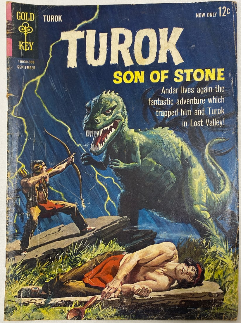 Turok Son of Stone 35 Gold Key Comic Book: 1963, please preview and see all photos for condition