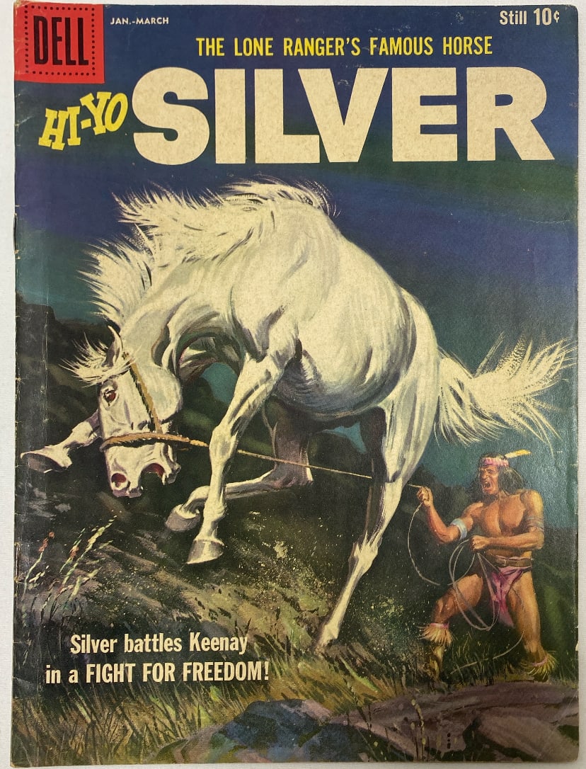 Hi-Yo Silver 29 Dell Lone Ranger Comic Book: 1959, please preview and see all photos for condition