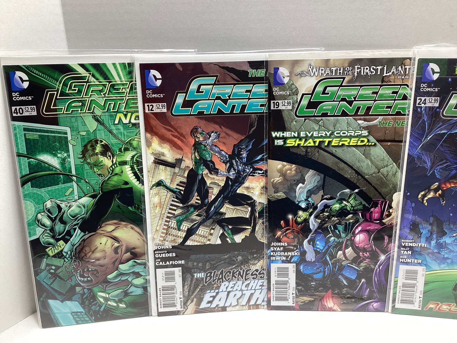 Five Green Lantern DC Comic Books - 2