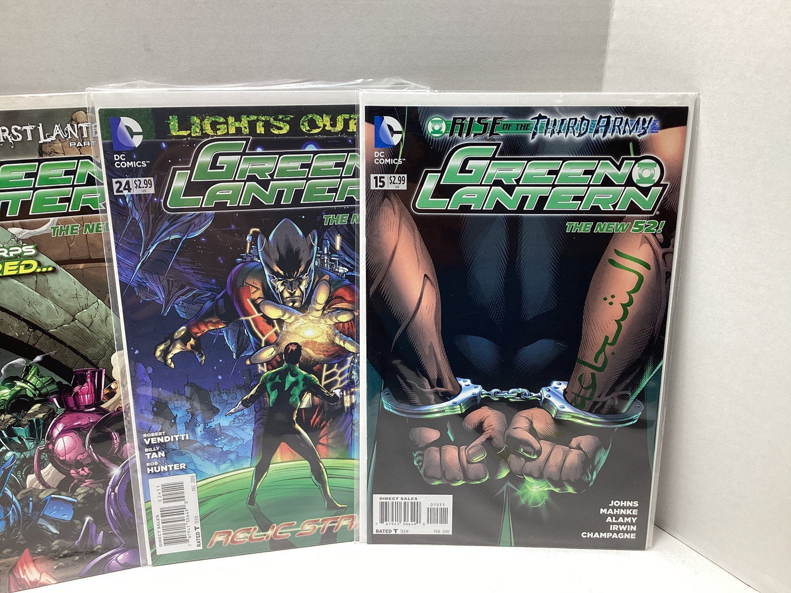 Five Green Lantern DC Comic Books - 3
