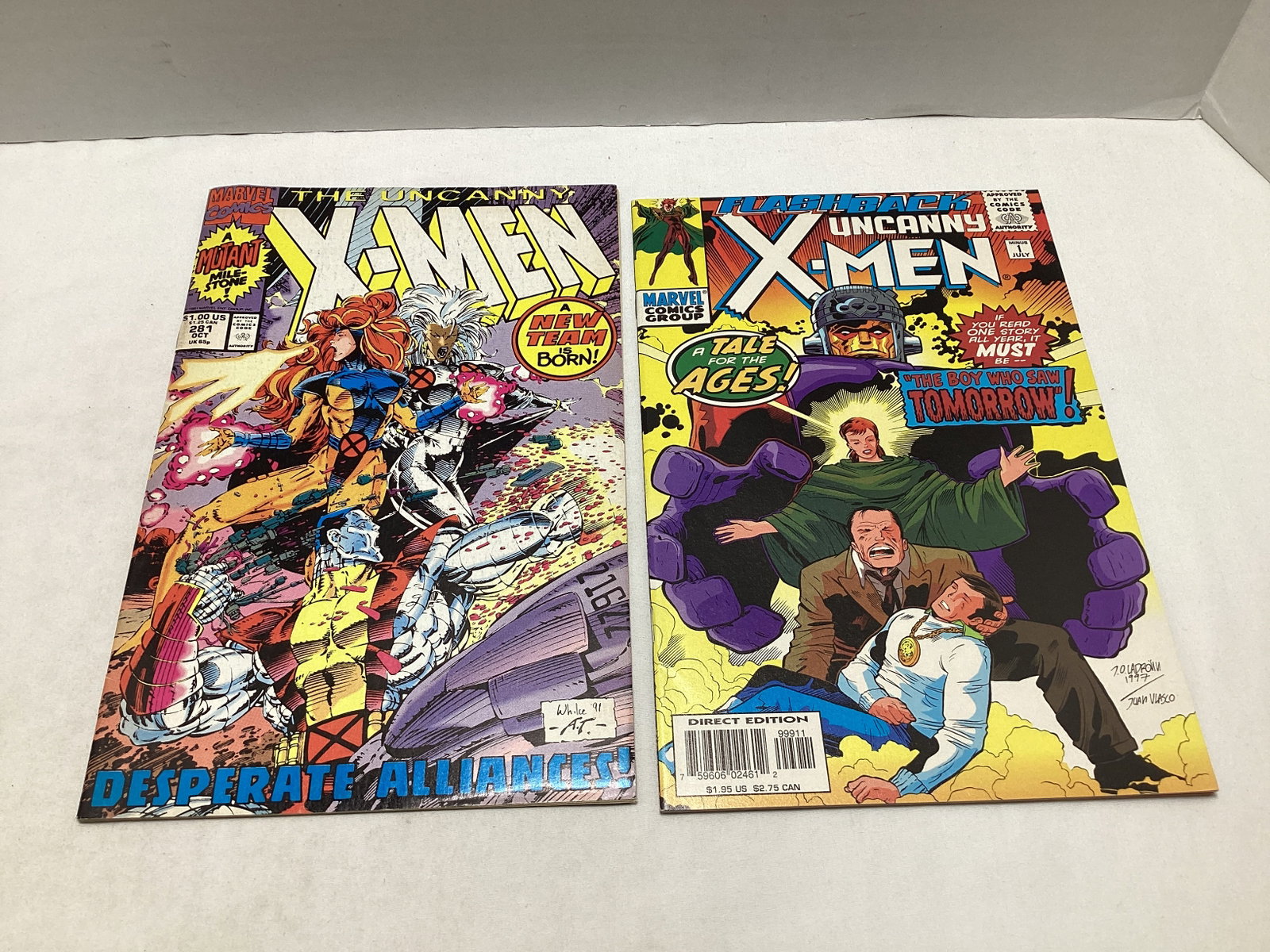 Four Uncanny X-Men Marvel Comic Books - 2