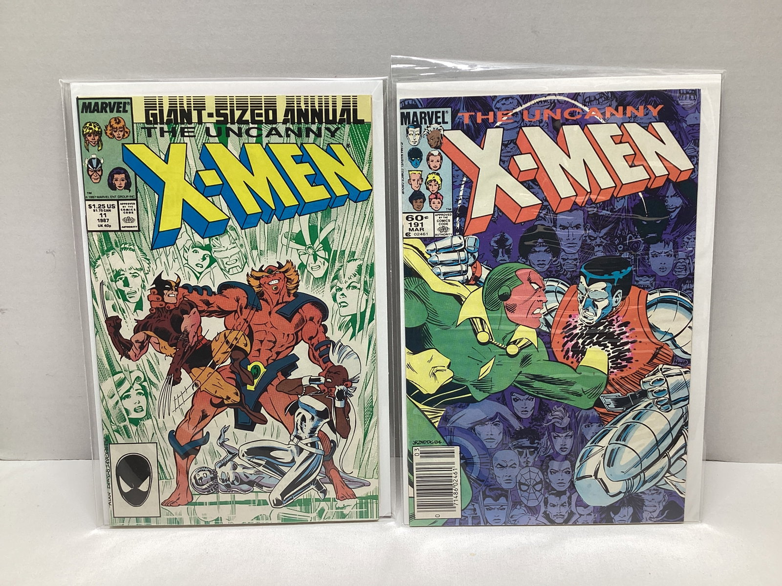 Four Uncanny X-Men Marvel Comic Books - 3