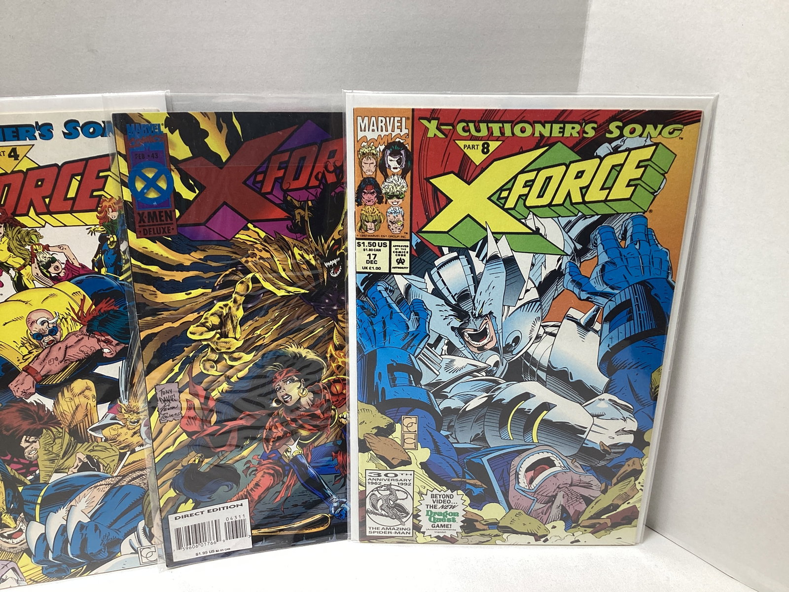 Five X-Force Marvel Comic Books - 3