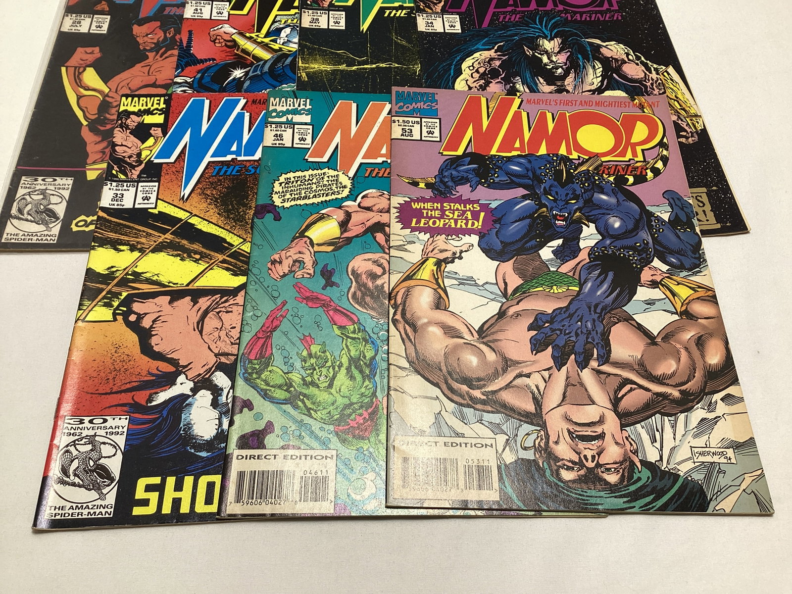 Seven Namor the Submariner Marvel Comic Books - 2