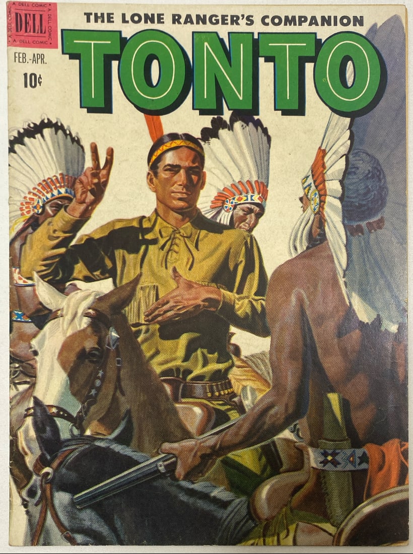 Tonto 4 Dell Lone Ranger Comic Book: 1952, please preview and see all photos for condition