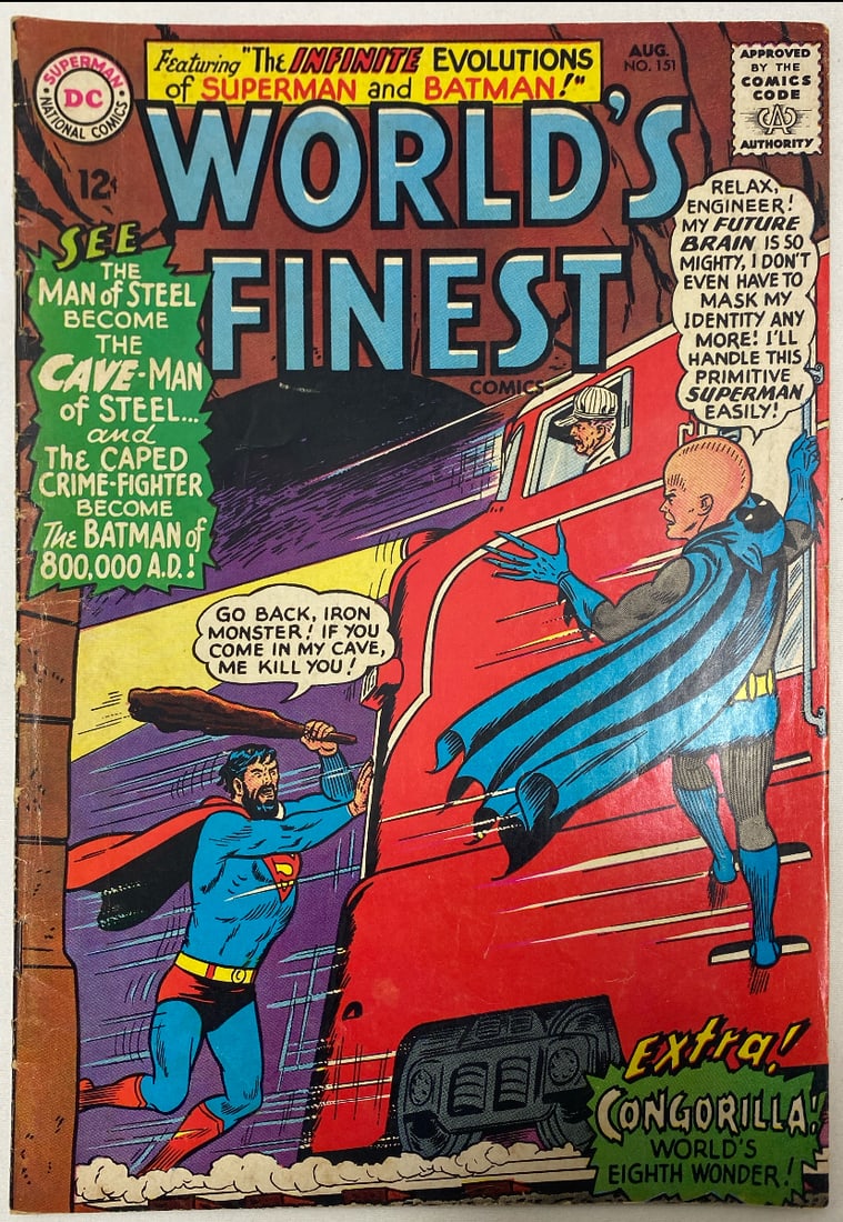 World's Finest Comics 151 DC Superman Batman Comic Book (1 of 8)