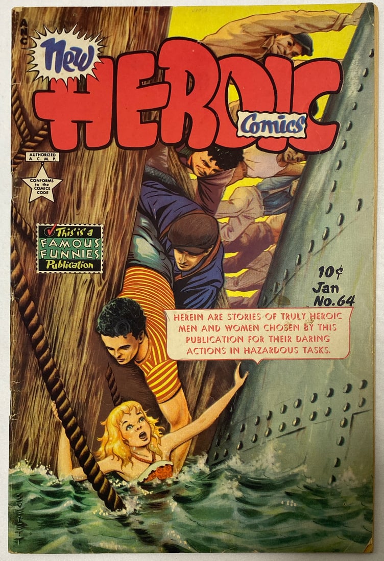 New Heroic Comics 64 Famous Funnies Comic Book (1 of 8)
