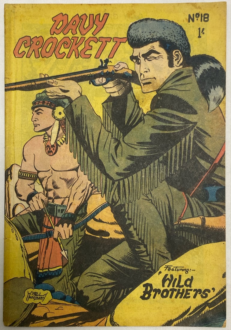 Davy Crockett 18 Australian Comic Book (1 of 9)