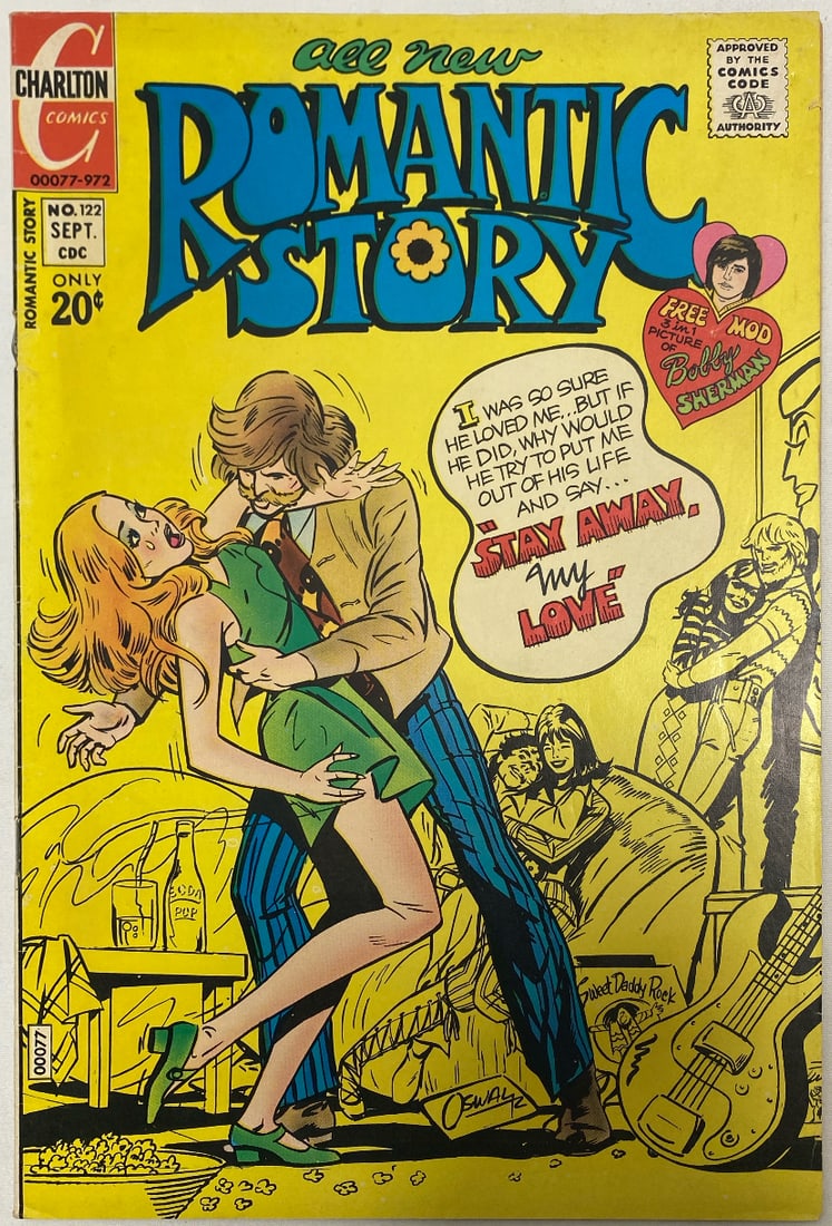 All New Romantic Story 122 Charlton Comic Book (1 of 8)