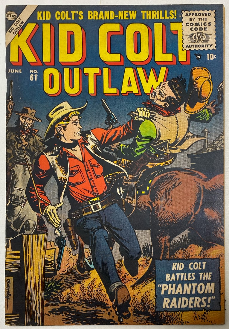 Kid Colt Outlaw 61 Atlas Comic Book (1 of 8)
