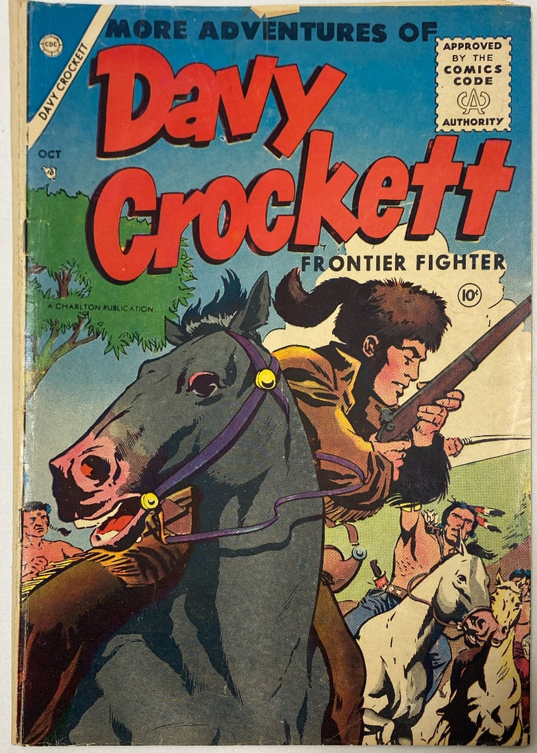 Davy Crockett Frontier Fighter 2 Charlton Comic Book (1 of 8)