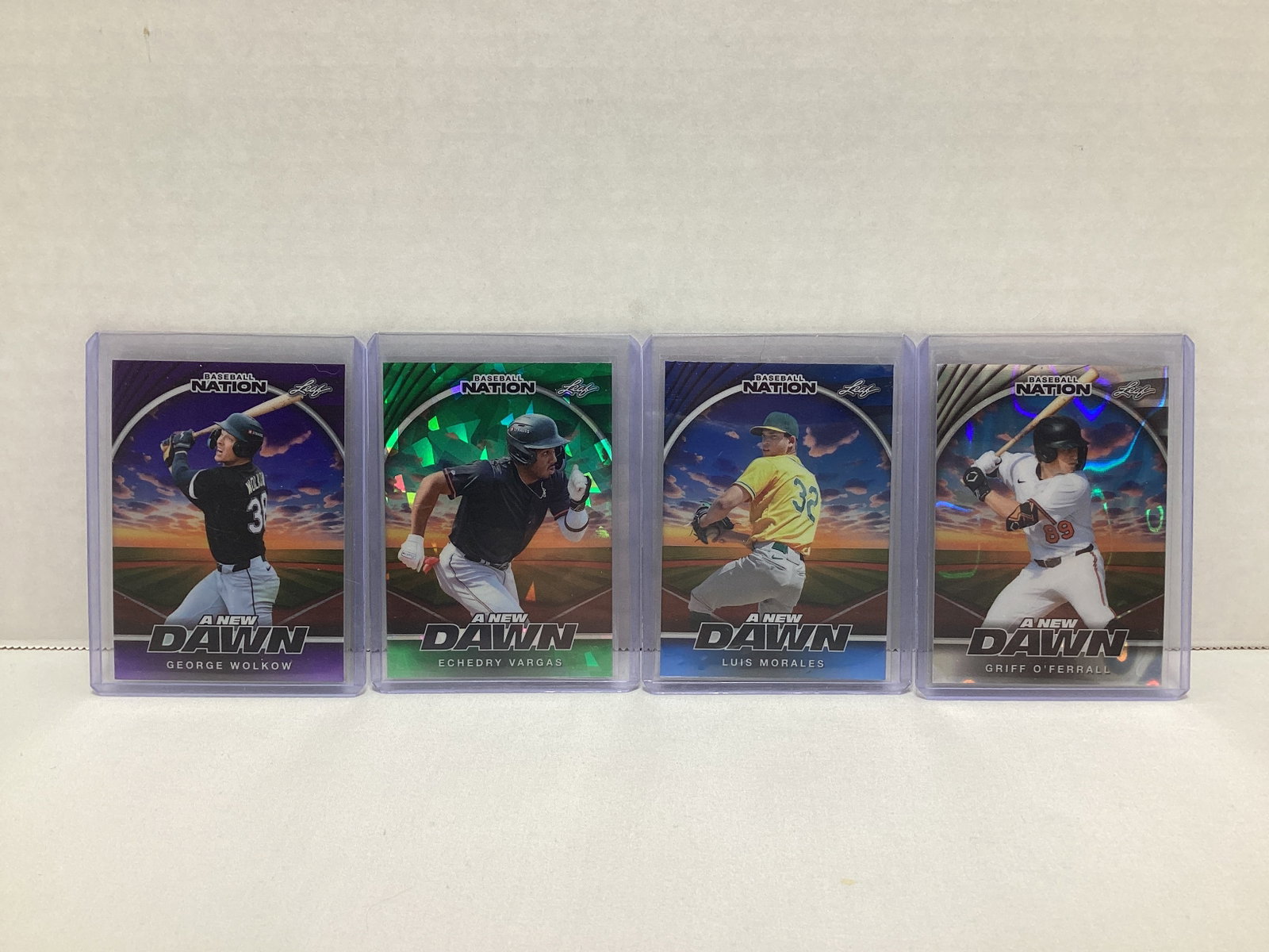 Four Leaf A New Dawn Baseball Cards: .