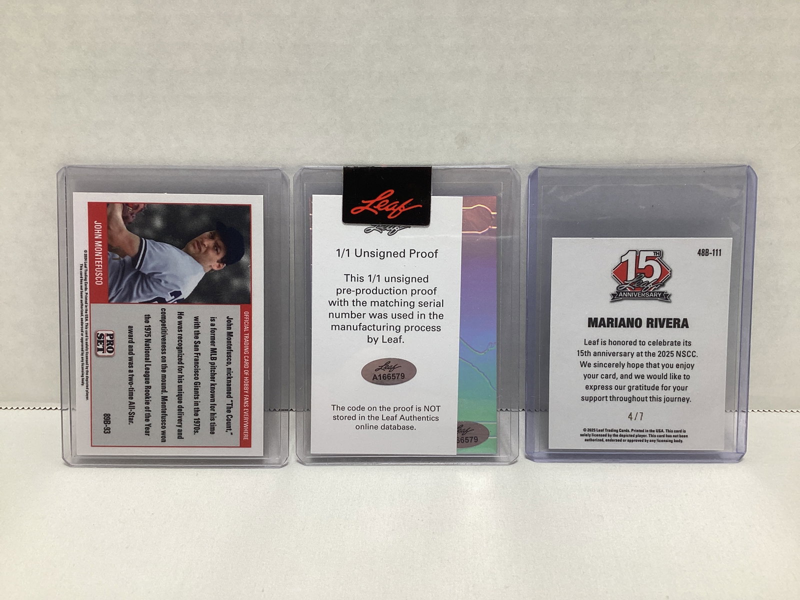 Three Leaf Baseball Cards - 2