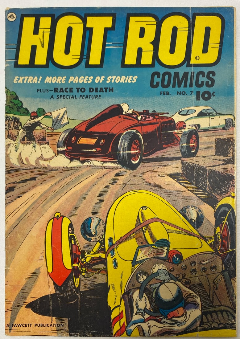 Hot Rod Comics 7 Fawcett Comic Book (1 of 8)