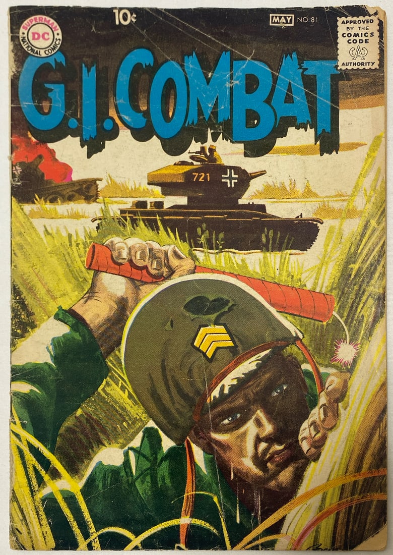 GI Combat 81 DC Comic Book: 1960, please preview and see all photos for condition