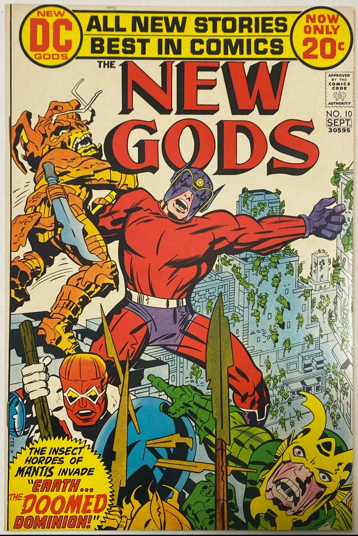 New Gods 10 DC Comic Book: 1972, please preview and see all photos for condition