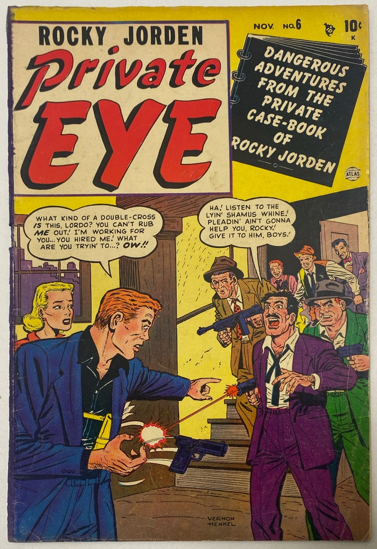 Rocky Jorden Private Eye 6 Atlas Comic Book (1 of 8)