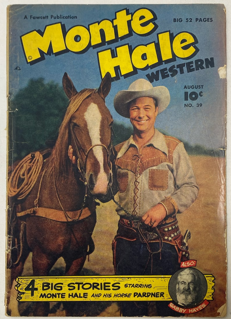 Monte Hale Western 39 Fawcett Comic Book (1 of 8)