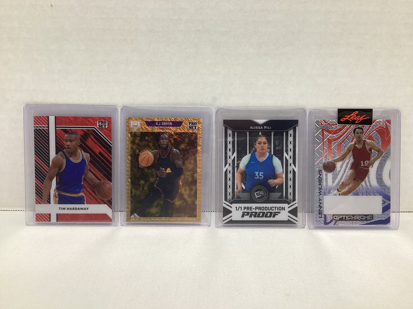 Four Leaf 1/1 Pre Production Proof Basketball Cards (1 of 2)