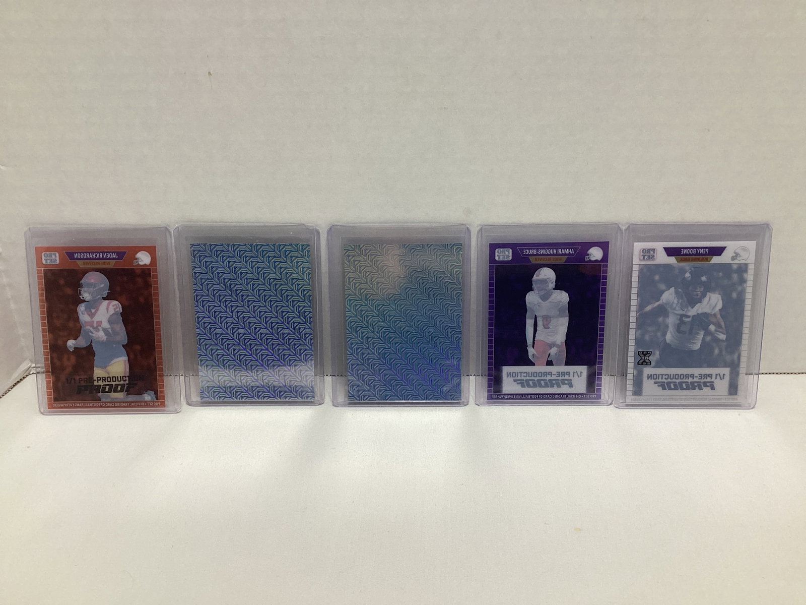 Five Leaf Pro Set 1/1 Pre Production Football Cards - 4