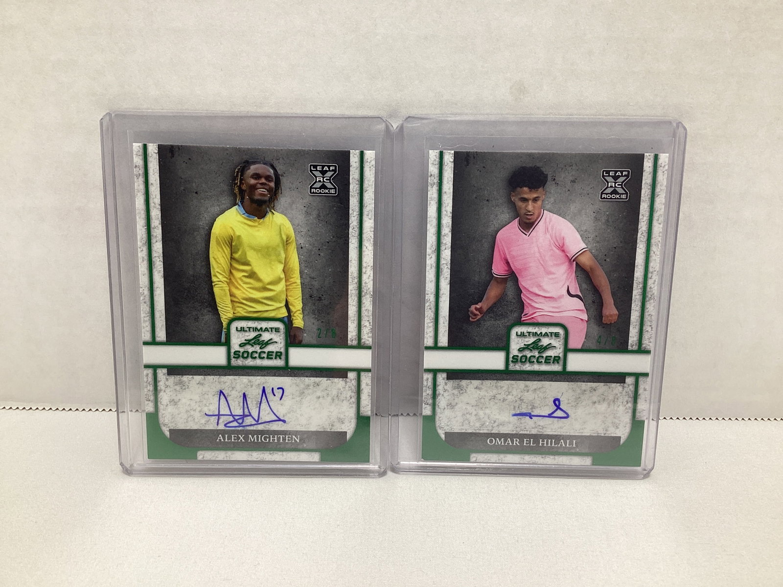 Two Leaf Trinity Autographed Soccer Cards (1 of 2)