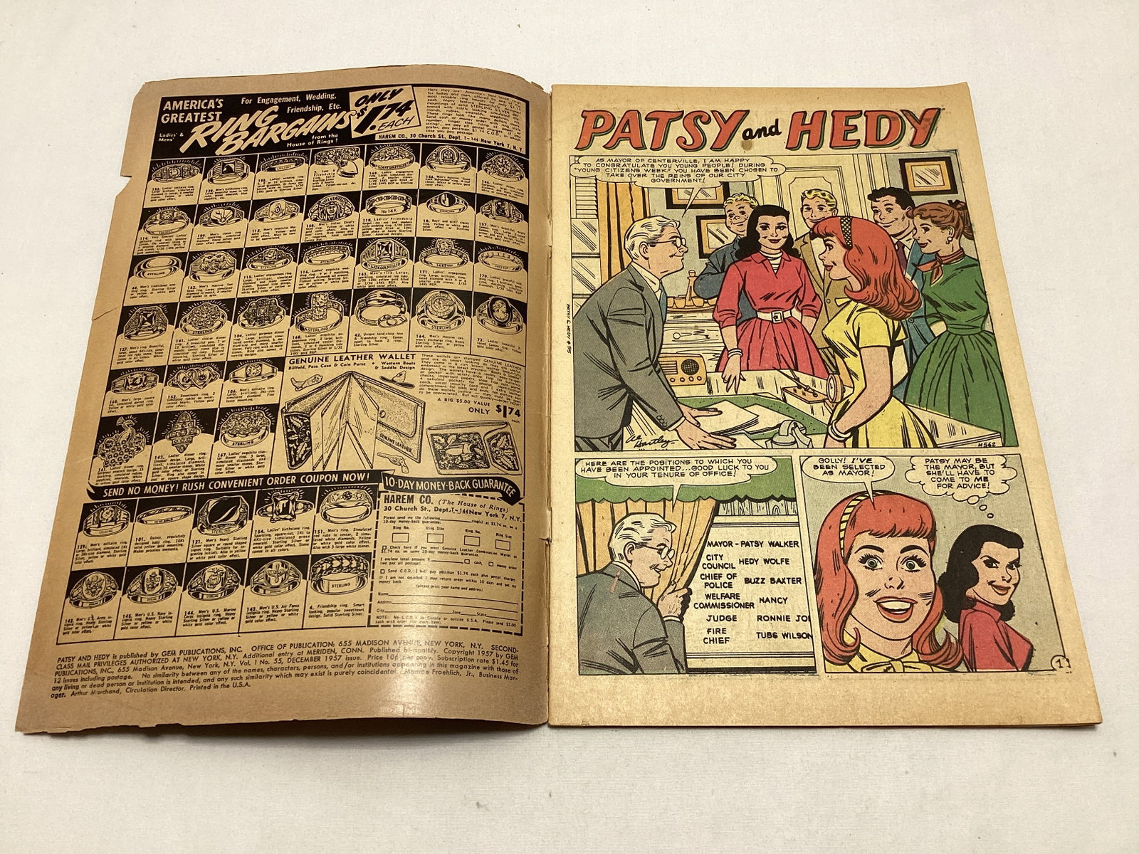 Patsy and Hedy 55 Atlas Comic Book - 6