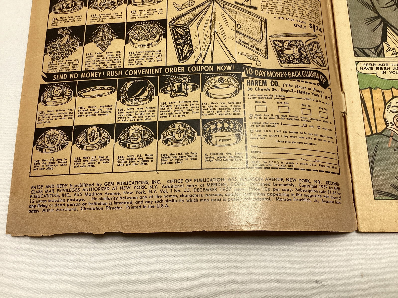 Patsy and Hedy 55 Atlas Comic Book - 7