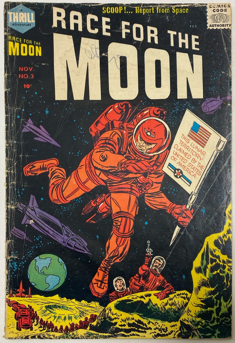Race for the Moon 3 Thrill Comic Book (1 of 8)