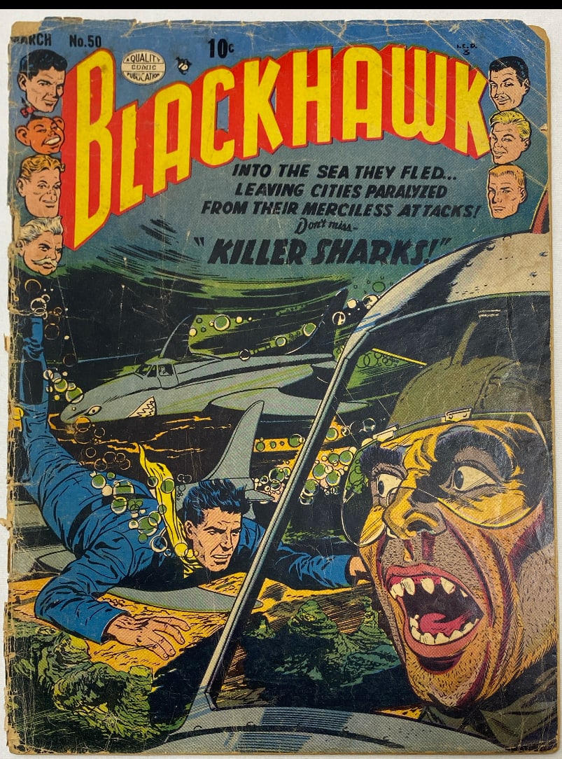 Blackhawk 50 Top Quality Comic Book (1 of 8)