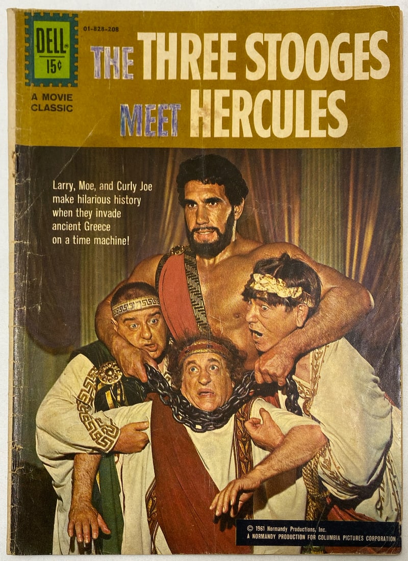 The Three Stooges Meet Hercules 1 Dell Comic Book (1 of 8)
