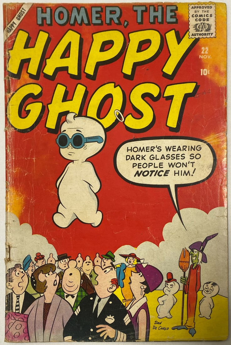 Homer the Happy Ghost 22 Atlas Comic Book (1 of 8)