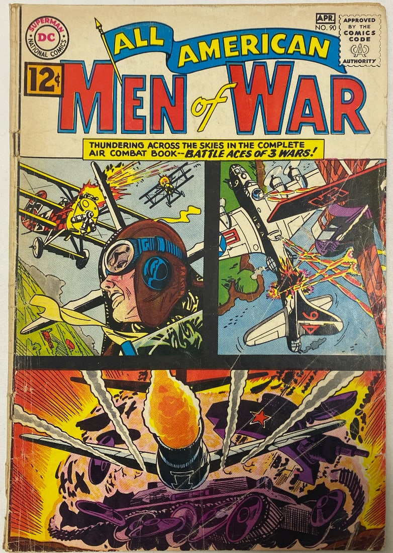 All American Men of War 90 DC Comic Book (1 of 8)