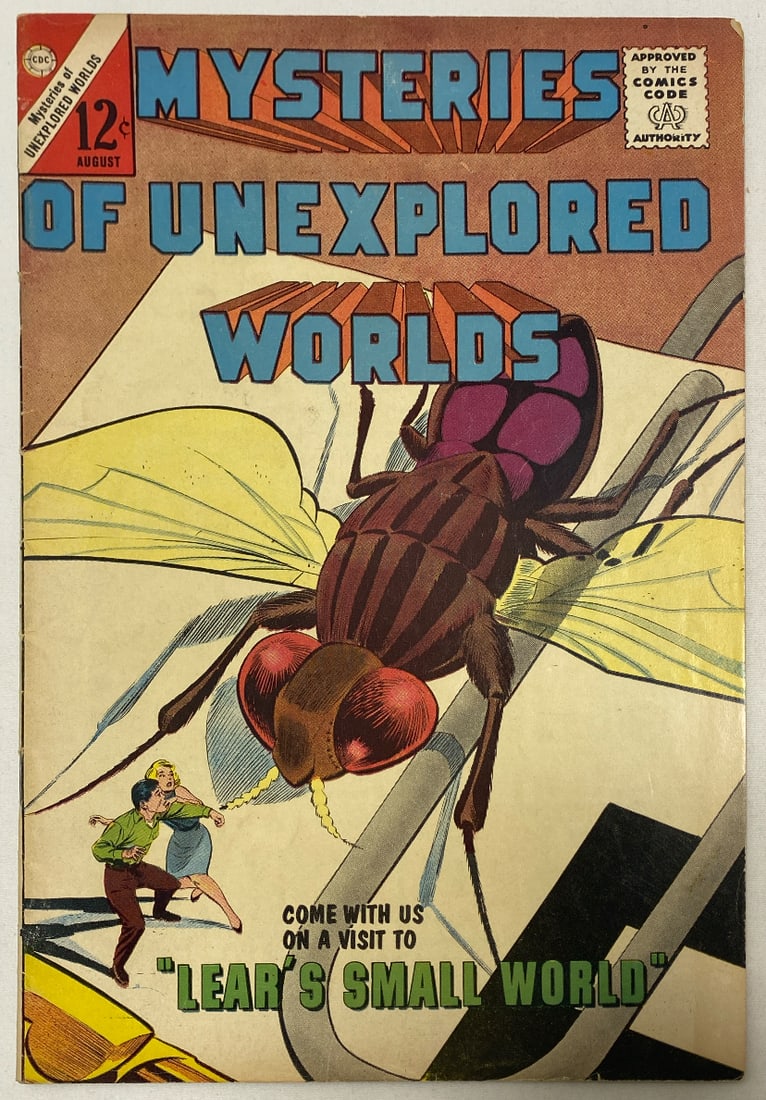 Mysteries of Unexplained Worlds 37 Charlton Comic Book: 1963, please preview and see all photos for condition